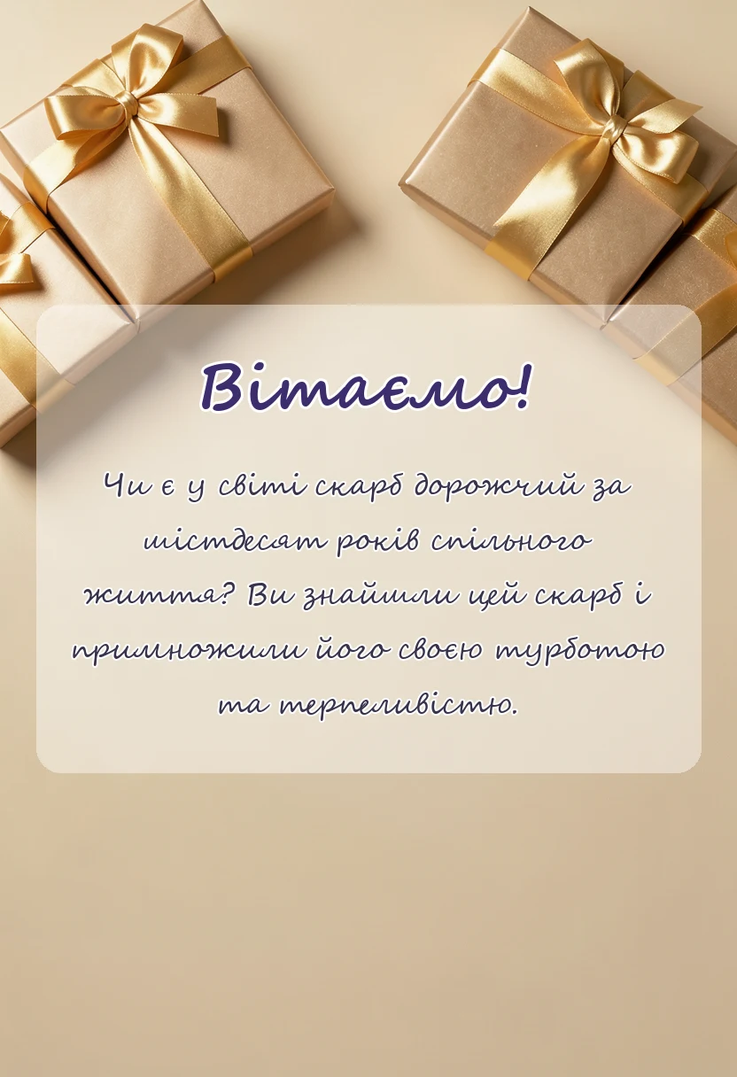 листівка з побажанням - картинки на діамантове весілля