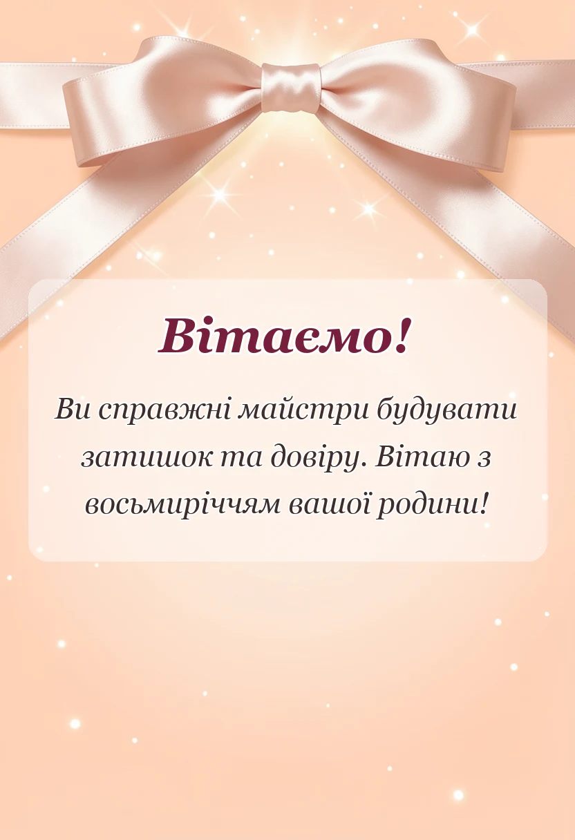 листівка з побажанням - привітання з бірюзовим весіллям своїми словами