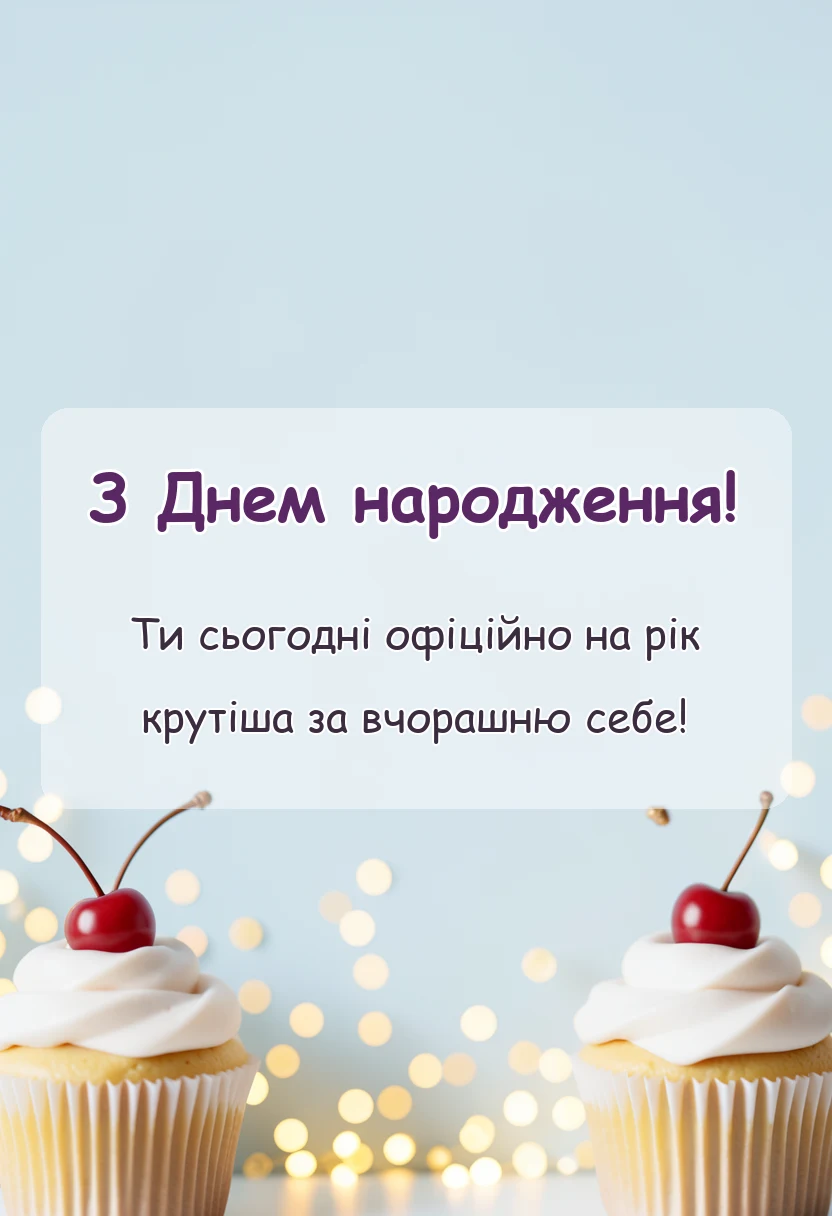 унікальна листівка - привітання для дівчинки