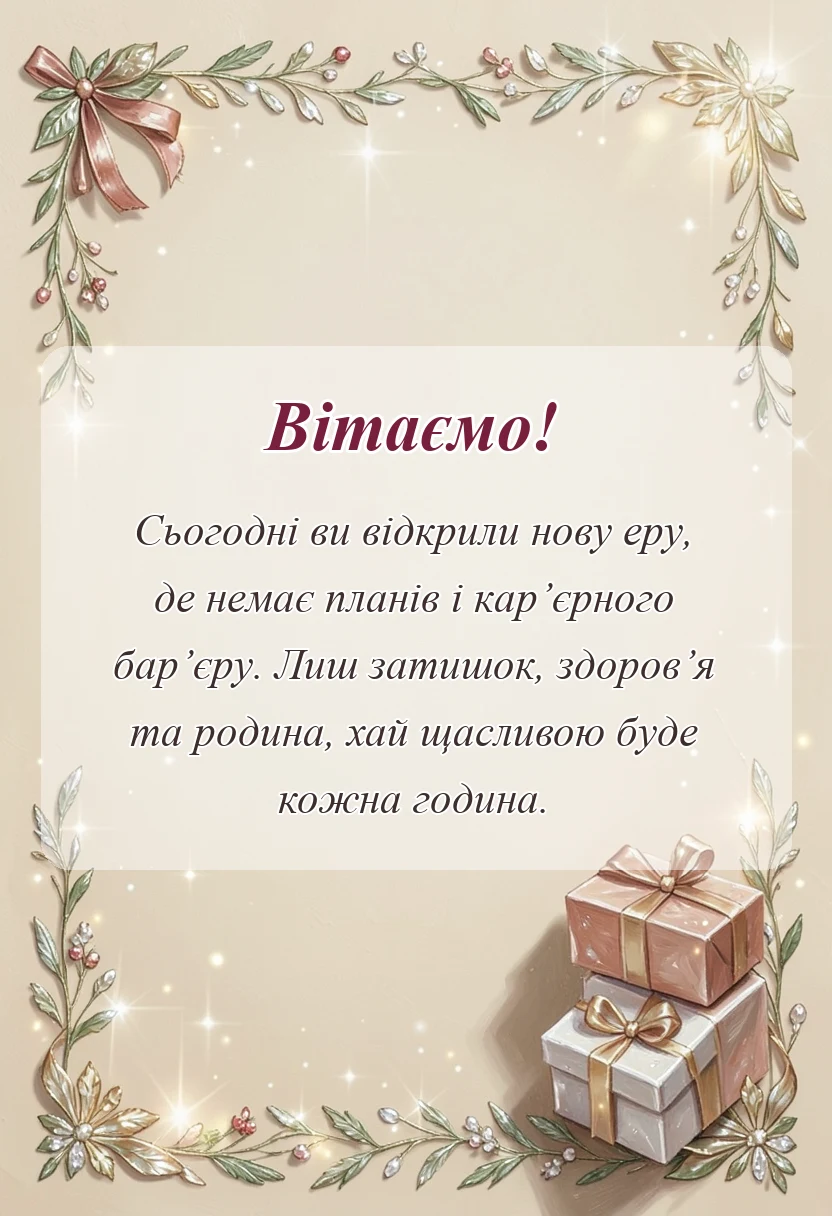 святкова картинка: картинки з виходом на пенсію