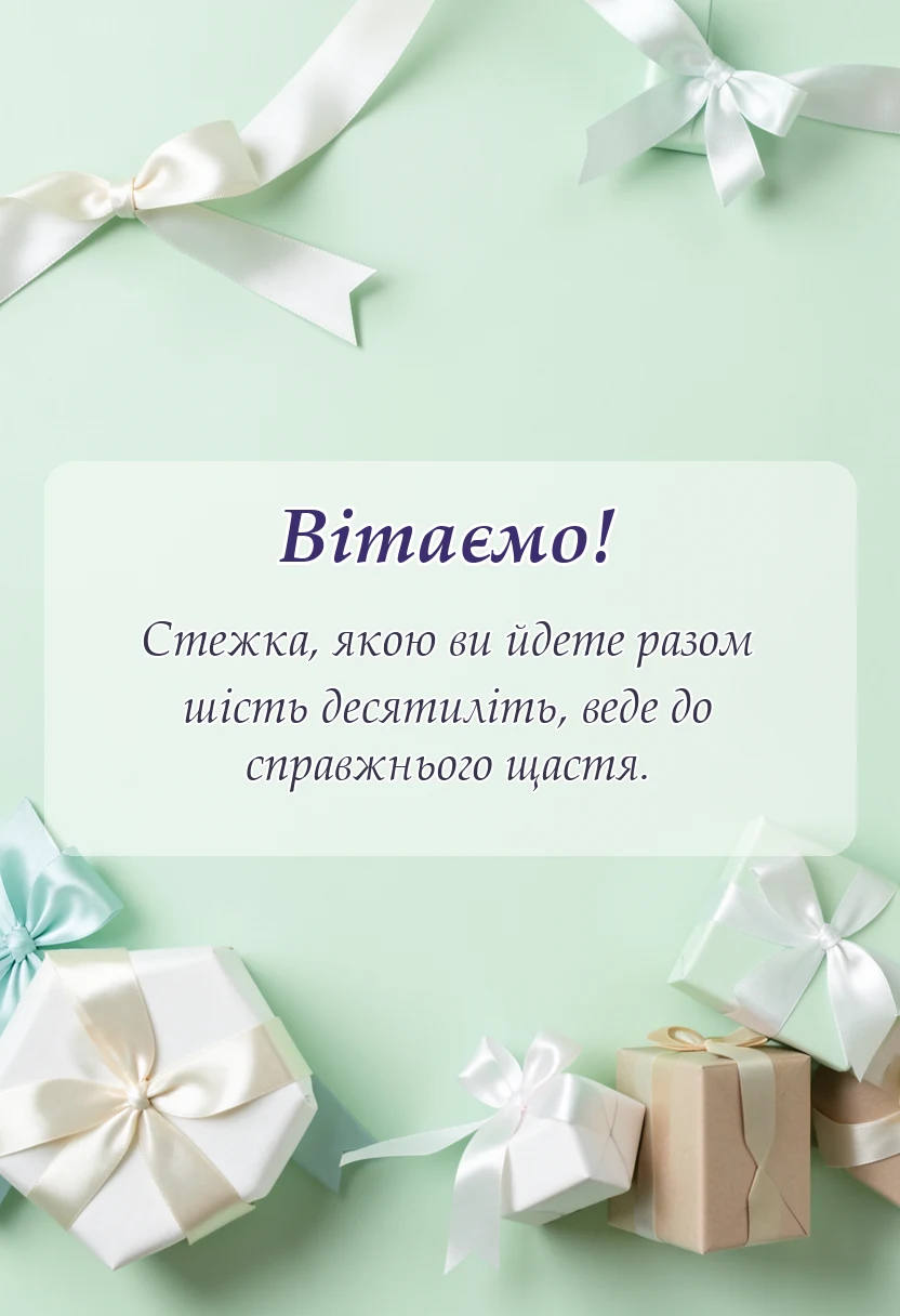 вітальна листівка - картинки на діамантове весілля