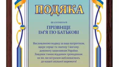 слова подяки волонтерам - Сертифікат подяки волонтерам з українськими кольорами