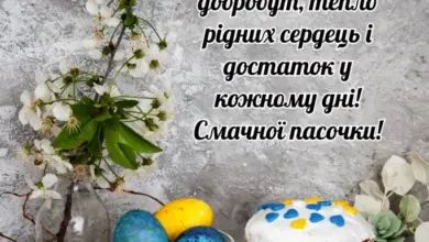 привітання христос воскрес відкритка - Пасхальне привітання з квітами та пасочкою