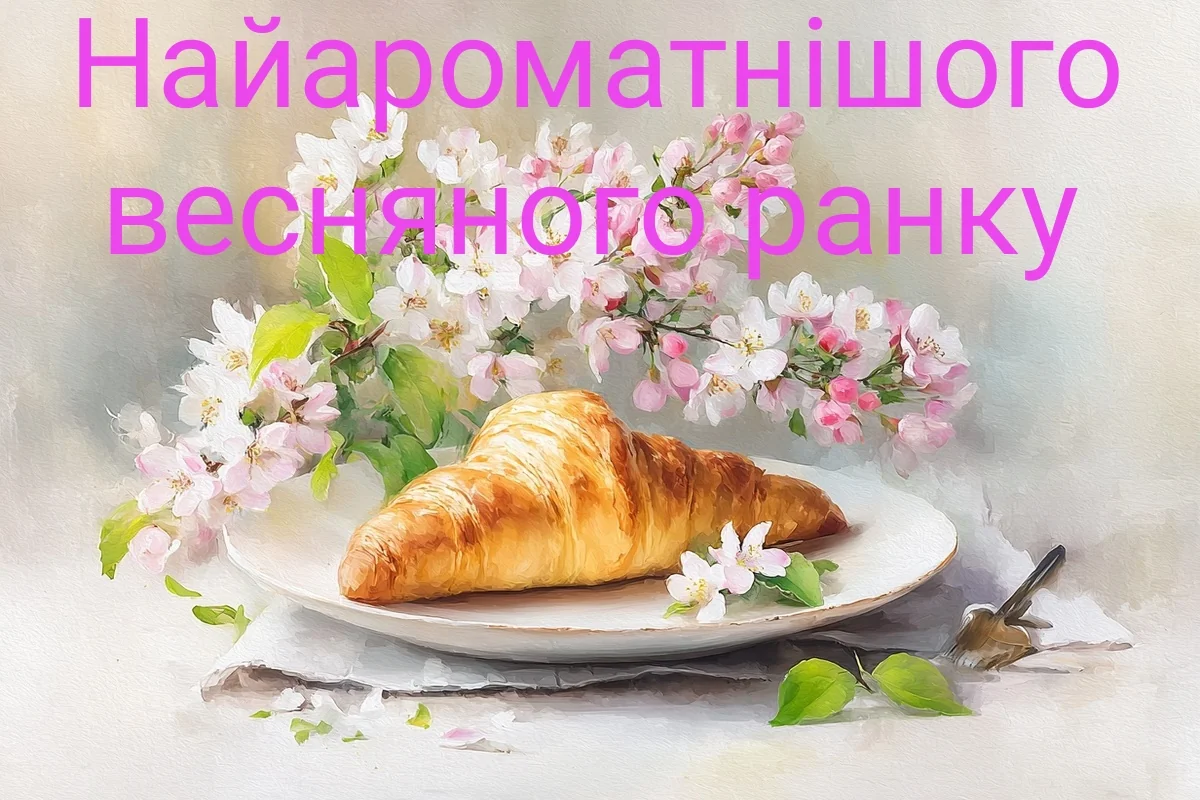 Крокан на тарілці з квітами вишні для ранку