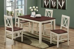 Dining table set with chairs