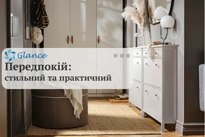 Стильний білий шафка для зберігання в прихожій